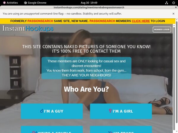 Access Instanthookups.com Free