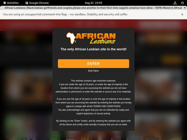 African Lesbians New Password