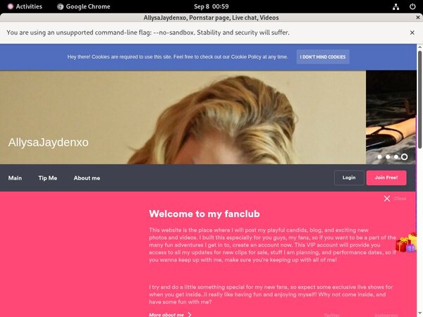 Allysajaydenxo Register