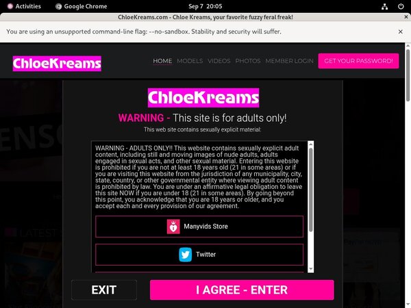 Chloekreams Free Members