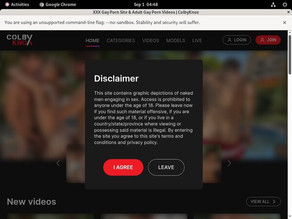 Colby Knox Updated Passwords