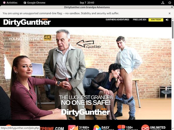 Dirtygunther.com Update