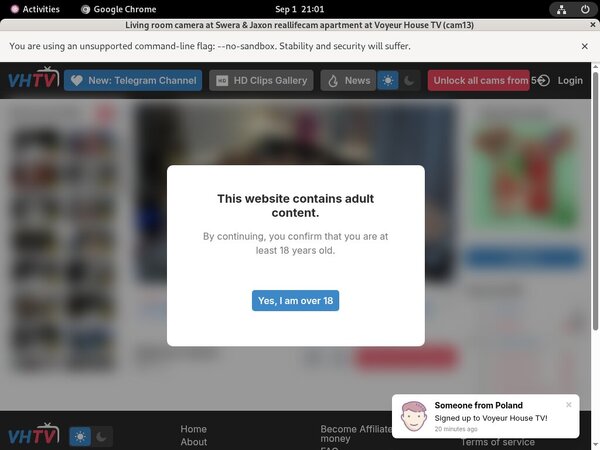 Does Voyeurhouse Use Paypal?
