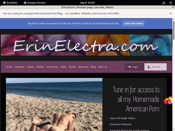 Erin Electra Trial Login