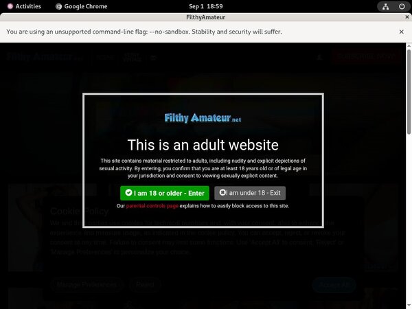 Filthyamateur.net Free Trial Offer