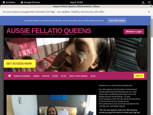 Free Aussiefellatioqueens.com Code