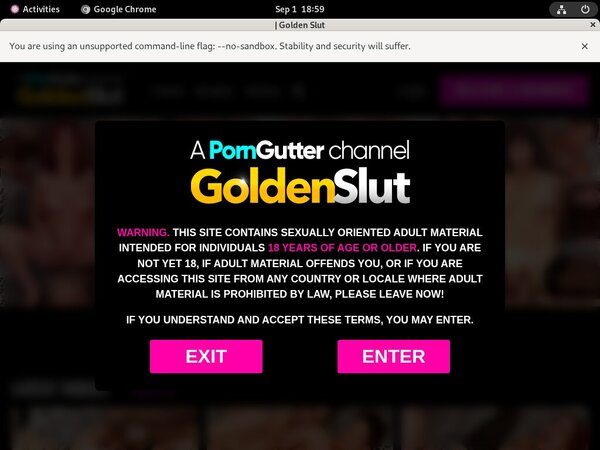 Free Goldenslut.com Account New