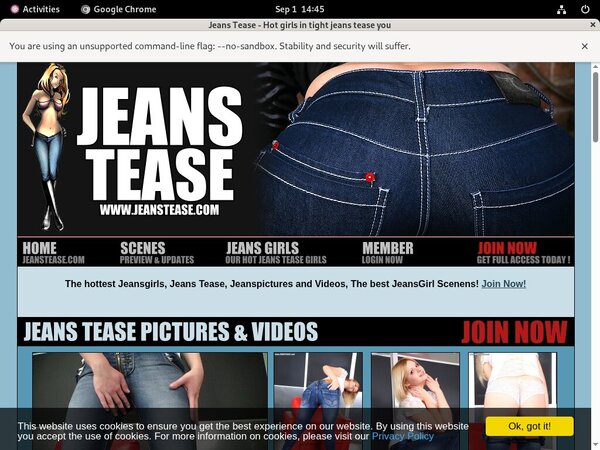 Jeans Tease Acc Free