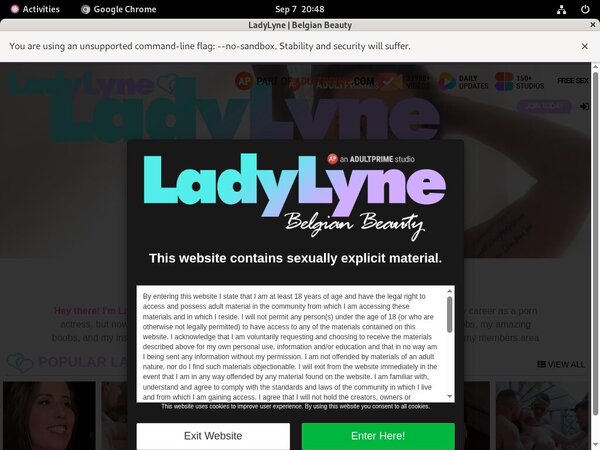 Lady Lyne Mobile Accounts