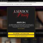 Ladyboy Pussy Bonus