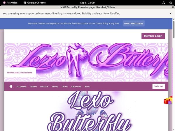 LeXOButterfly Free Porn