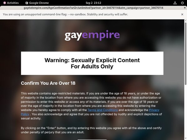 Limited Gay Empire Unlimited Discount Offer