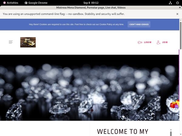 Mistress Mena Diamond Websites