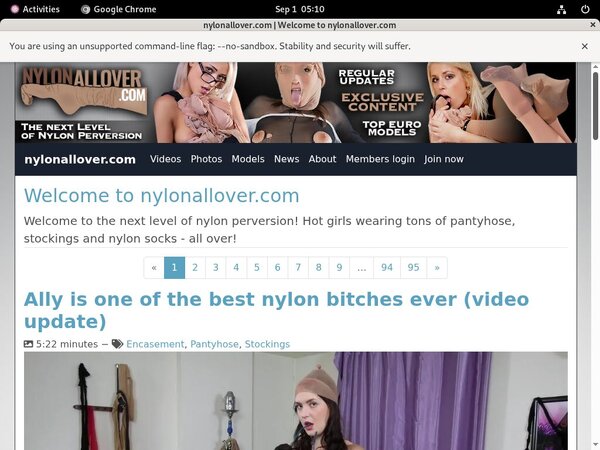 Nylonallover.com Porn