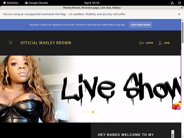 Officialmarleybrown.com With Paypal Acc