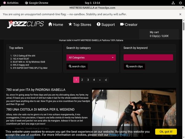 Premium Accounts Mistress Isabella