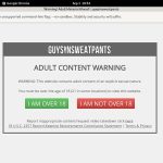 Premium Guysinsweatpants.com Site Rip