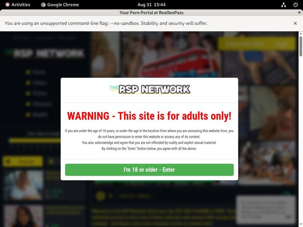 Realsexpass.com Network Login