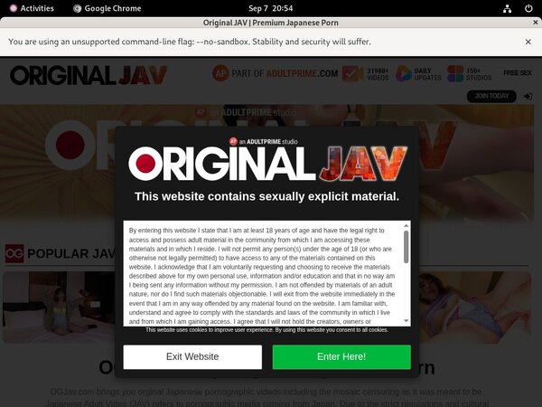 Register Original JAV
