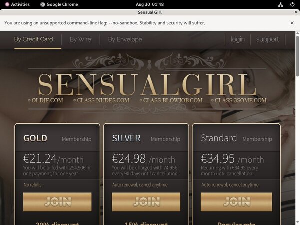 Sensual Girl Bankeinzug