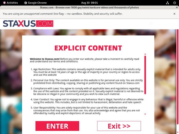 Staxus Page