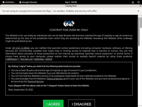 Twinkyfeet.com Account List