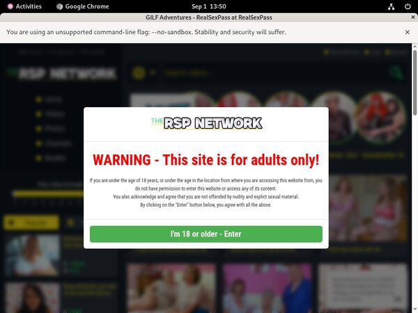 Username And Password For Gilf Adventures