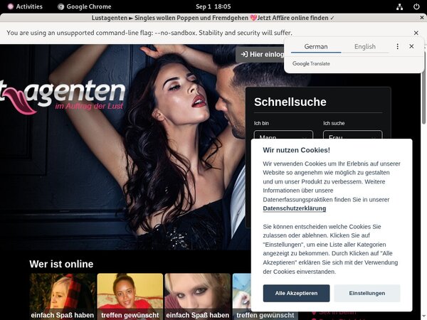 Lustagenten User Name